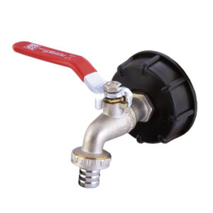 zawór czerpalny z szybkozłączką do zbiornika IBC